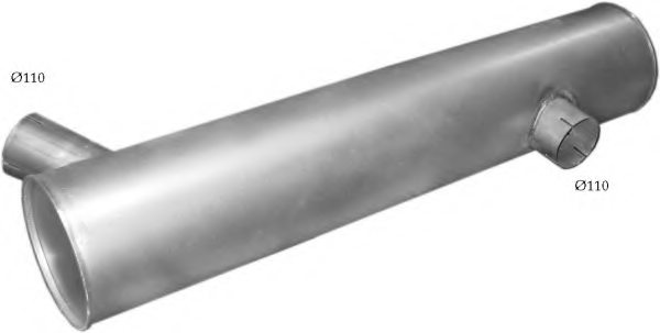 POLMO 68.32 End Silencer